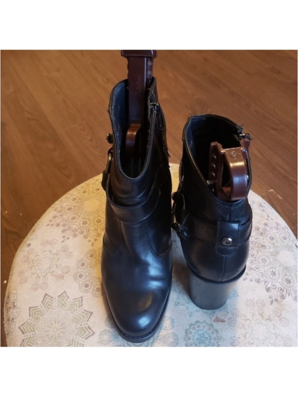 HP. Stuart Weitzman Leather Bootie - Picture 14 of 16
